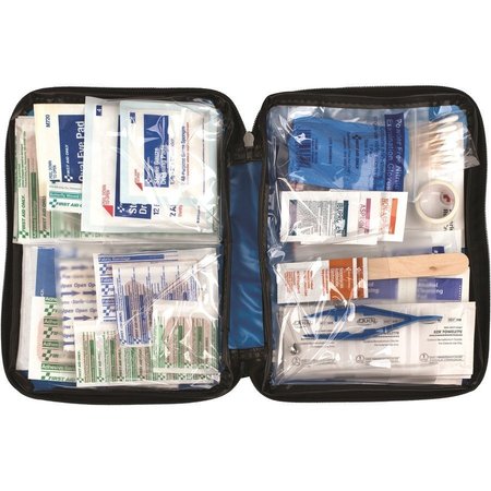 FIRST AID ONLY First Aid Kit, 138 Pc, Fabric, Blue FAO428